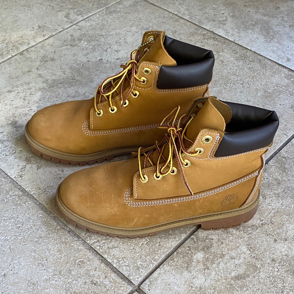 Timberland Tan Youth Boots - Picture 7 of 16